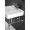 Fauceture KVPB2018W46 20-Inch Console Sink with Brass Legs, Polished Nickel KVPB2018W46 - alternate 6